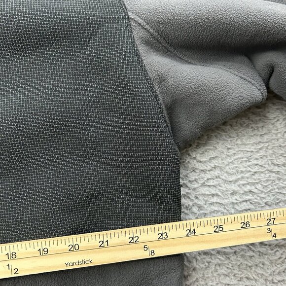 Alaskan Hardgear Duluth Bear Hide Fleece Jacket Mens L Full Zip Black Gray - Picture 5 of 6